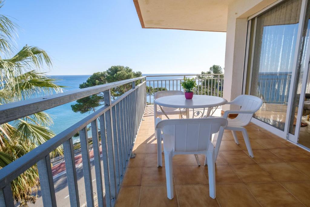 Balkón nebo terasa v ubytování Apartamentos Deauville