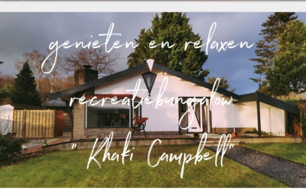 a picture of a house with the words remember on renewal appreciation hate campus at Khaki Campbell in Ermelo