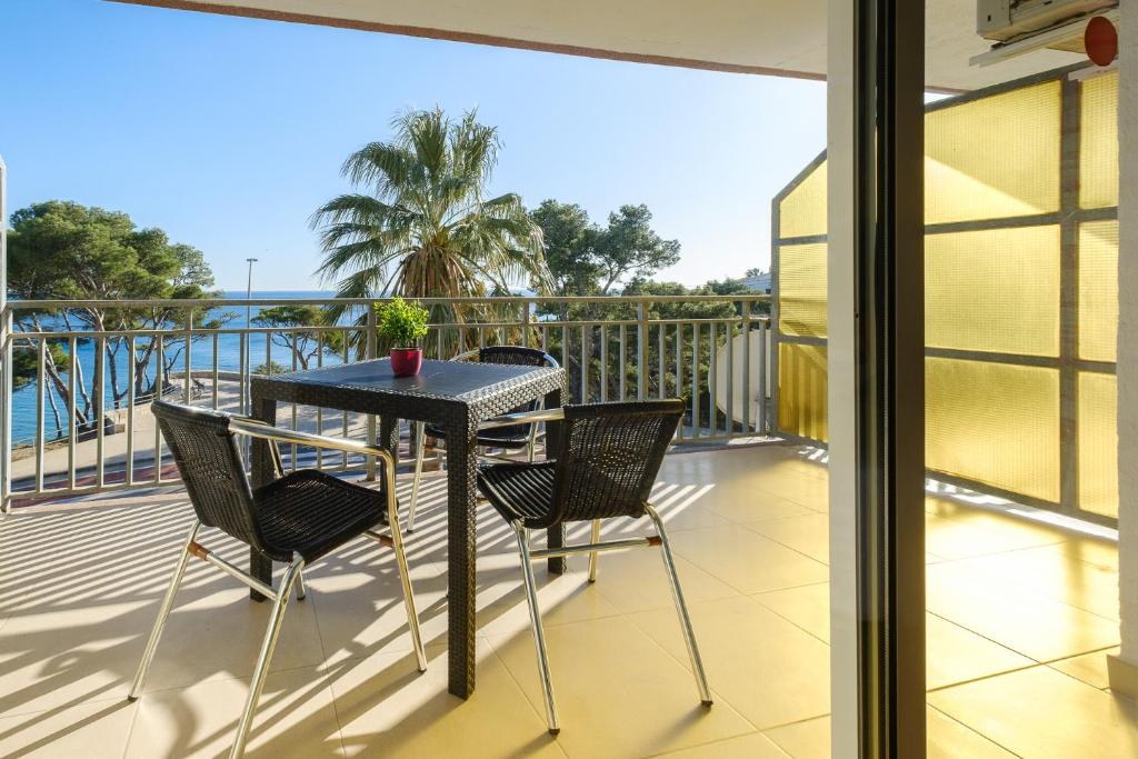Balkón nebo terasa v ubytování Apartamentos Deauville
