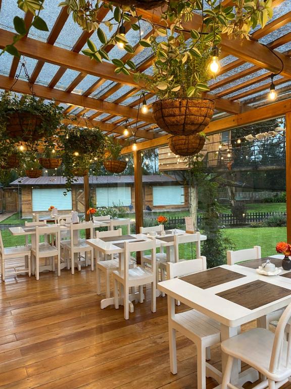 Zahrada ubytování Hosteria Papagayo Cotopaxi