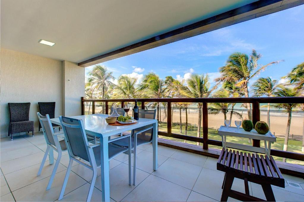  Apartamento Frente Mar Decorado e Completo no WaiWai por Carpediem