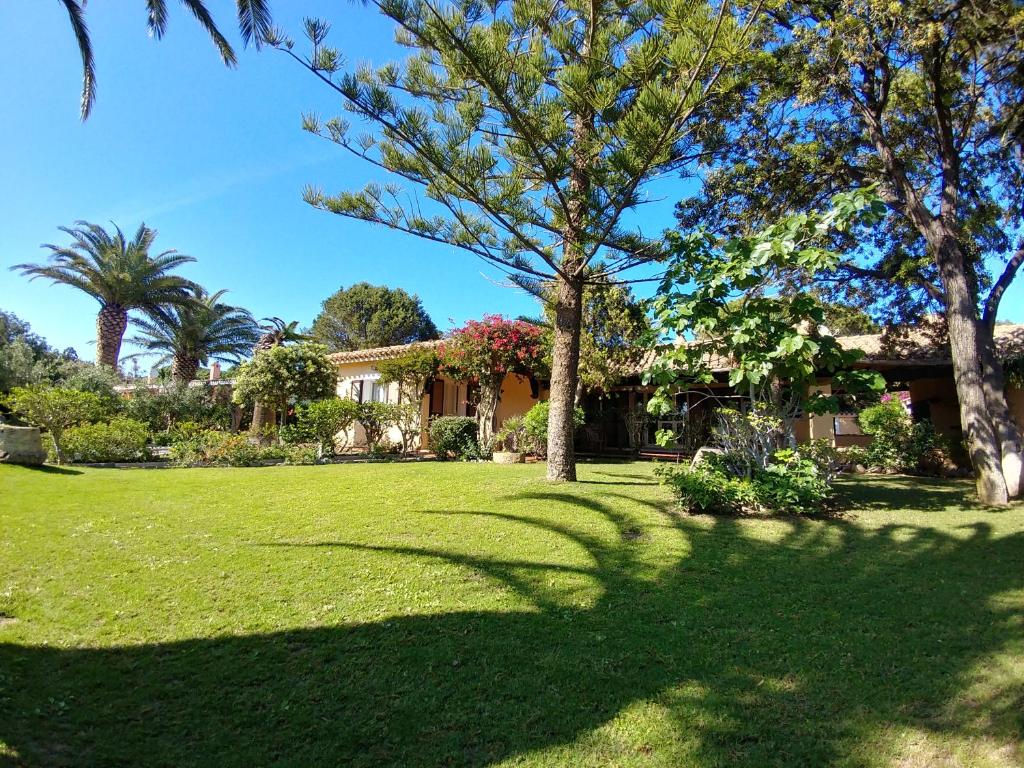 A garden outside Villa Adelaide