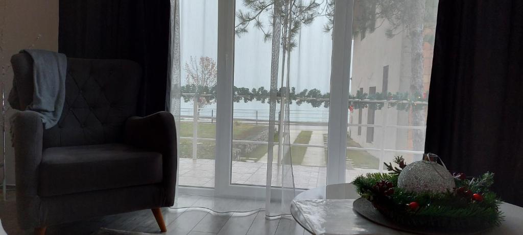 Posezení v ubytování Fenix apartman Vinci
