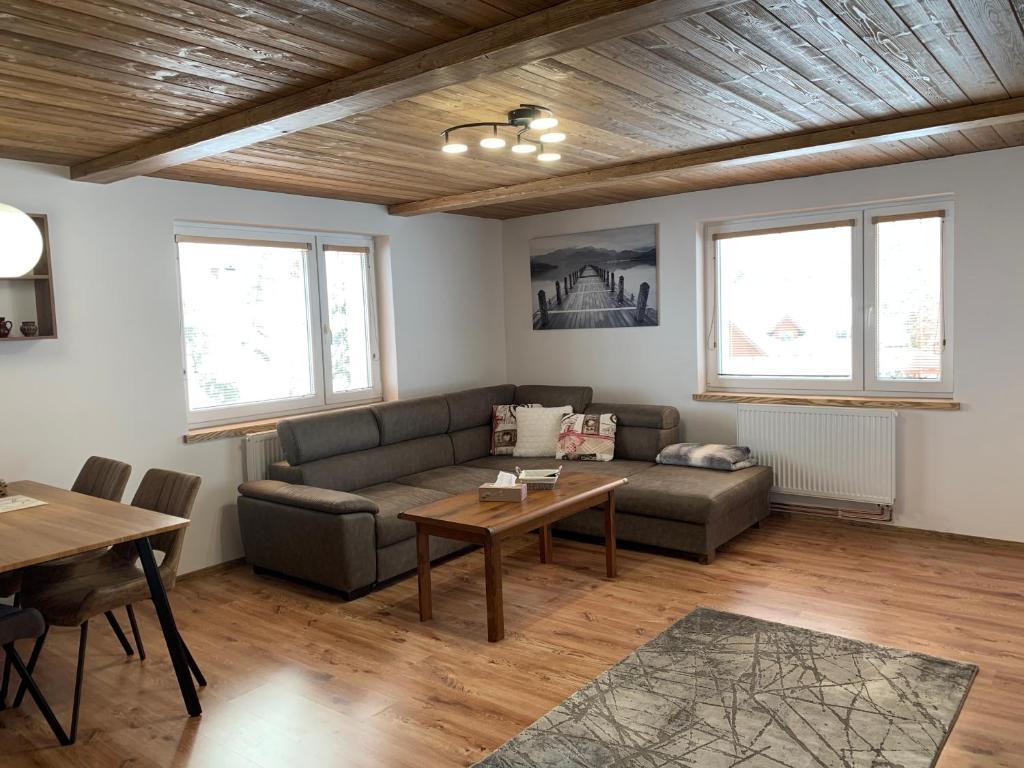 Posezení v ubytování Apartmány ALLISS Harrachov