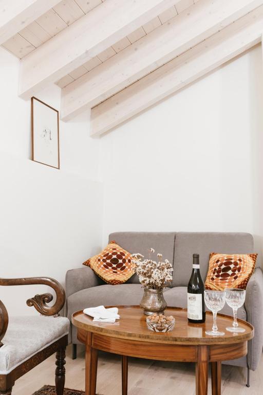 Posezení v ubytování Villa Trisano