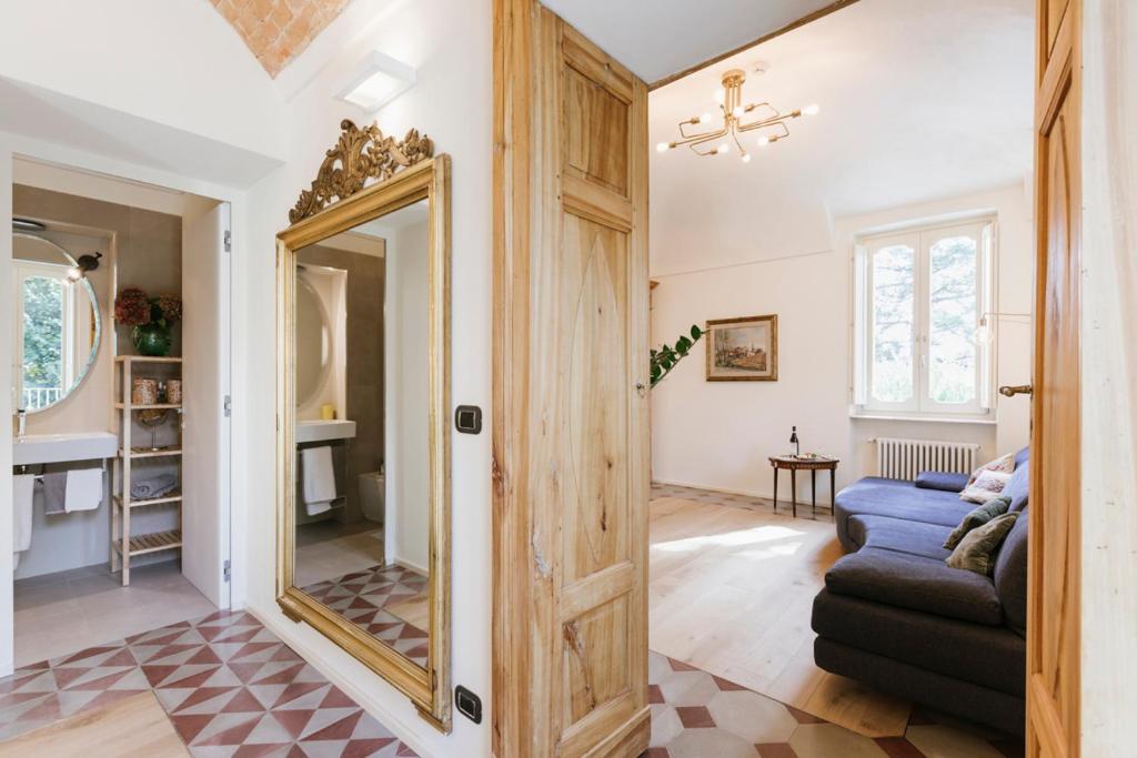 Posezení v ubytování Villa Trisano