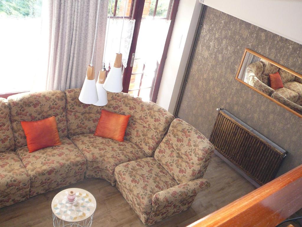 Posezení v ubytování Dunakanyar Apartment