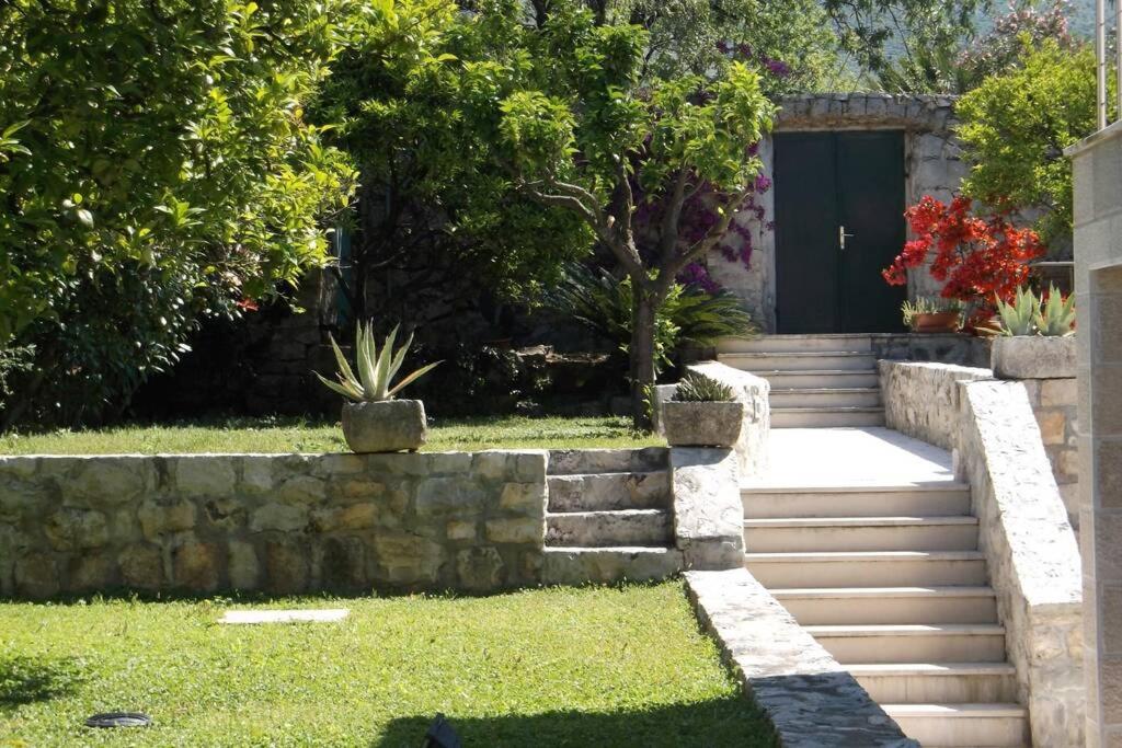 Vonkajšia záhrada v ubytovaní 4 bedroom Villa in old Cavtat