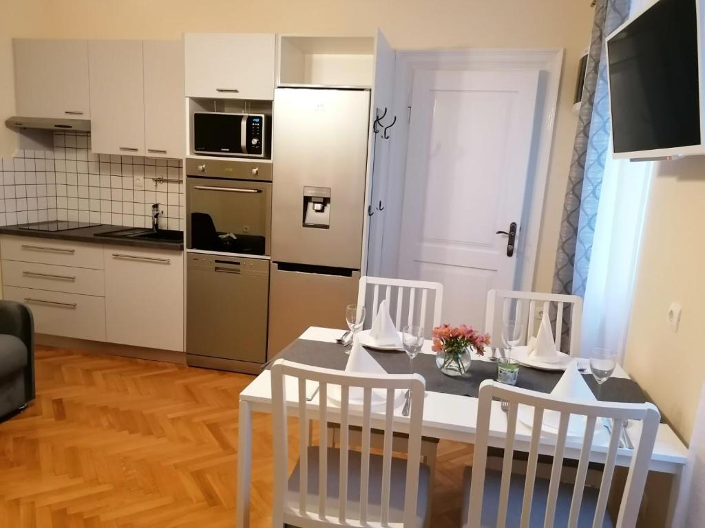 Kuchnia lub aneks kuchenny w obiekcie APARTMAN LUŠETIĆ