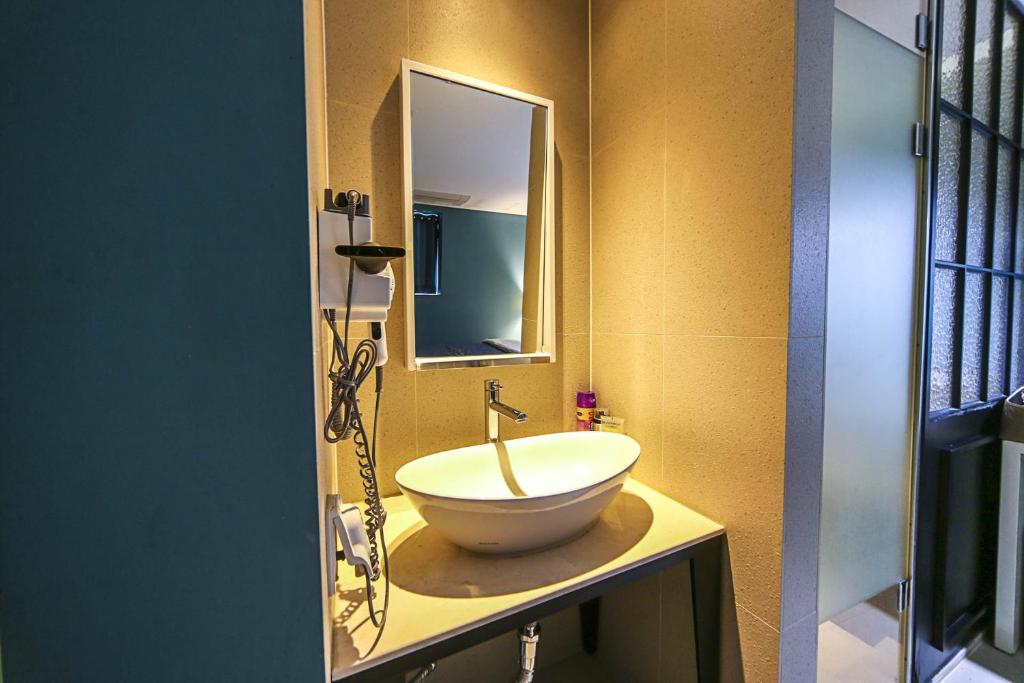 Koupelna v ubytování Hotel Myeongjak