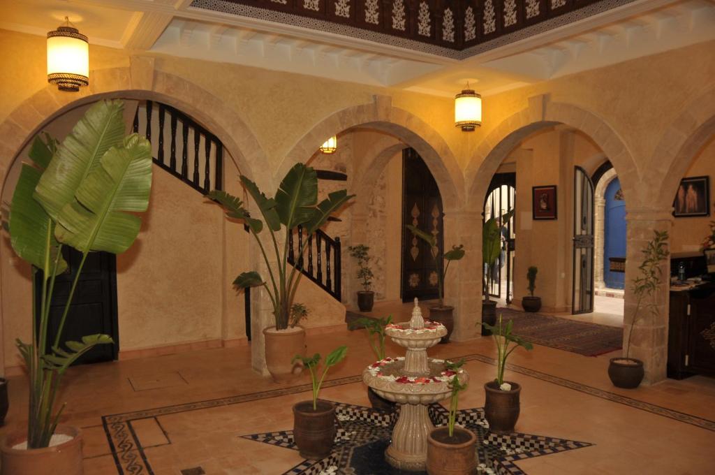 Posezení v ubytování Hotel Riad Ben Atar