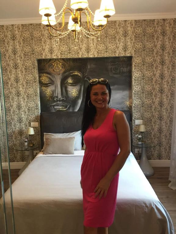 Postel nebo postele na pokoji v ubytování Luxury Suite