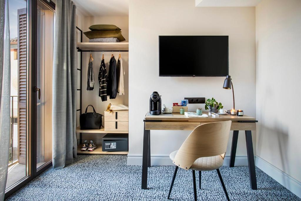 Kuchyň nebo kuchyňský kout v ubytování Cal Roure Boutique Hotel