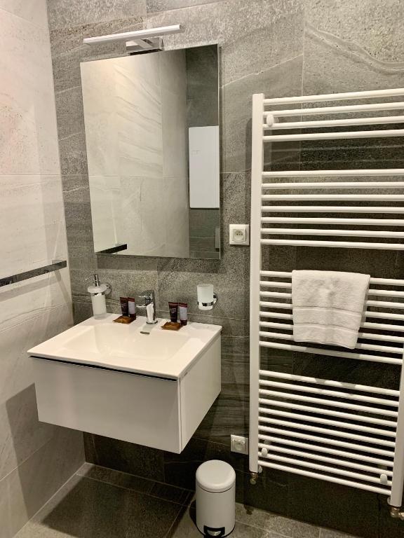 A bathroom at Apartmány Tatry
