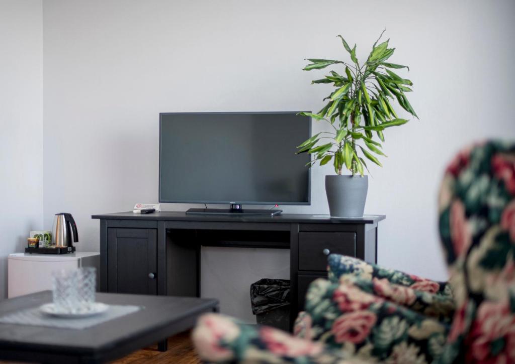 TV a/nebo společenská místnost v ubytování Hotel Mezaparks