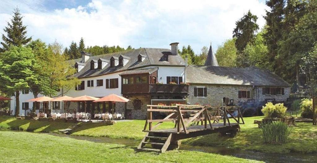 Zahrada ubytování Domaine du Moulin d'Asselborn