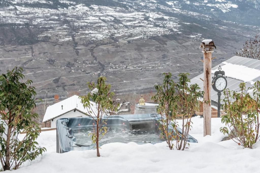 Nespecifikovaný výhled na hory nebo výhled na hory při pohledu z bed and breakfast