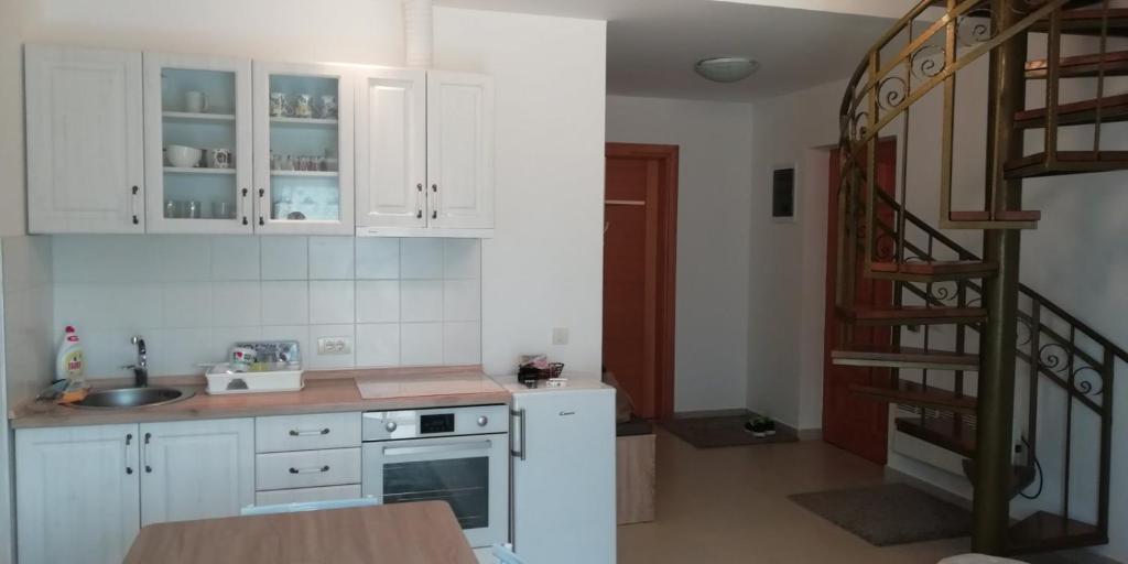 Kuchyň nebo kuchyňský kout v ubytování Apartman Sunce Zova