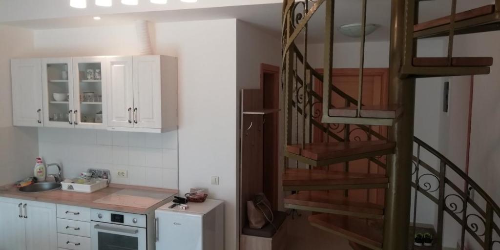 Kuchyň nebo kuchyňský kout v ubytování Apartman Sunce Zova