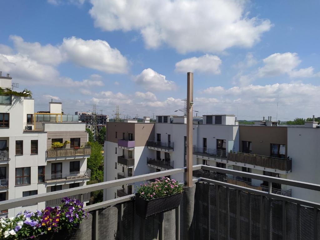 Balkón alebo terasa v ubytovaní Jana Kazimierza 57 Serviced Apartments