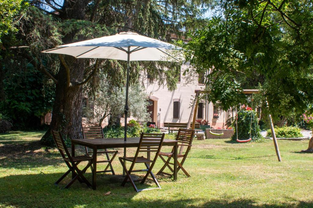 Zahrada ubytování B&B Casa Manuela