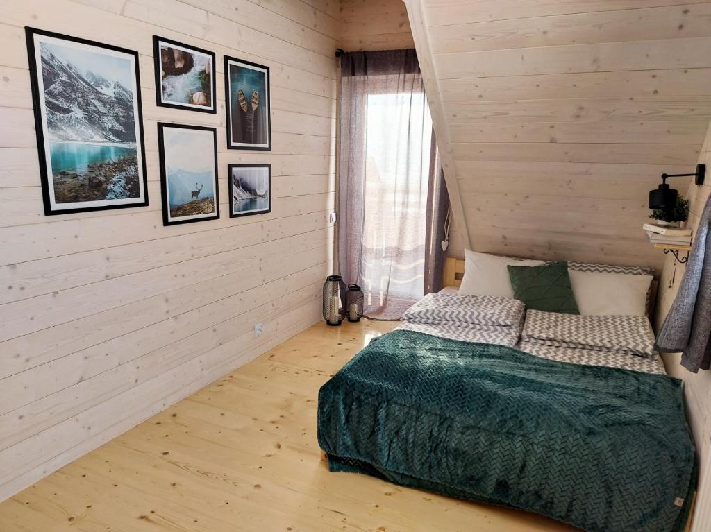 Postel nebo postele na pokoji v ubytování Domki Widokówka