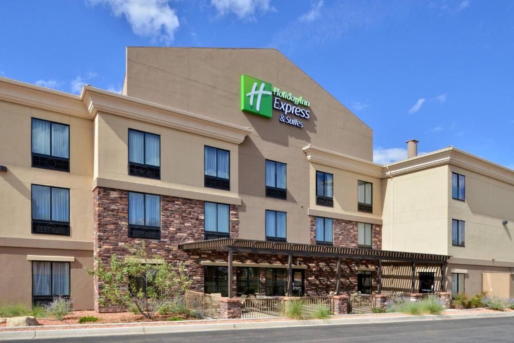 an image of the front of the hotel towers at Holiday Inn Express & Suites Page - Lake Powell Area by IHG in Page