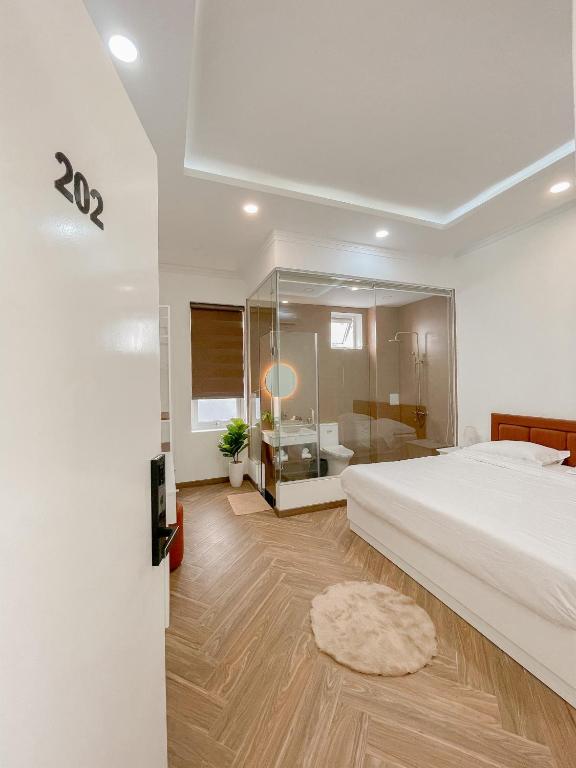 Postel nebo postele na pokoji v ubytování THE MYST No47 HOUSE BUON MA THUOT