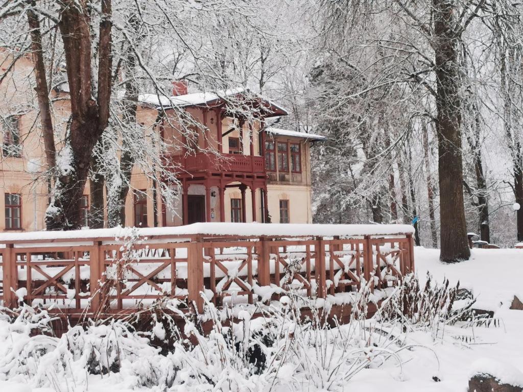 Lielbornes Muiža Boutique Hotel&Recreation Complex v zimě