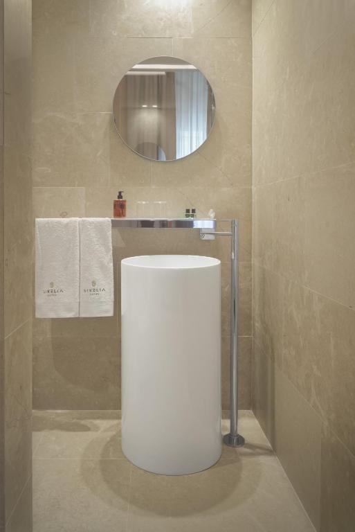 Koupelna v ubytování Sikelia Suites