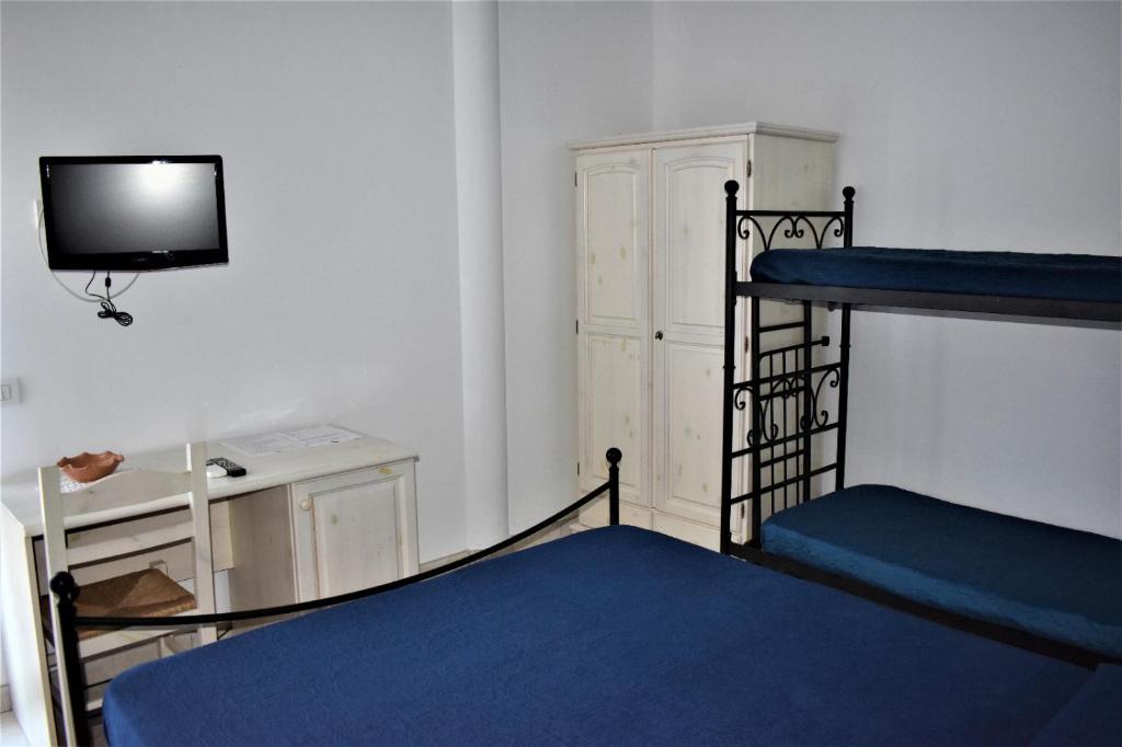 Postel nebo postele na pokoji v ubytování Casolare Azzurro