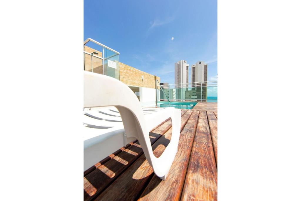  Ponta Negra em flat com vista e localização privilegiada por Carpediem