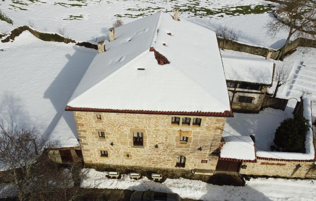 Posada El Prado Mayor v zimě
