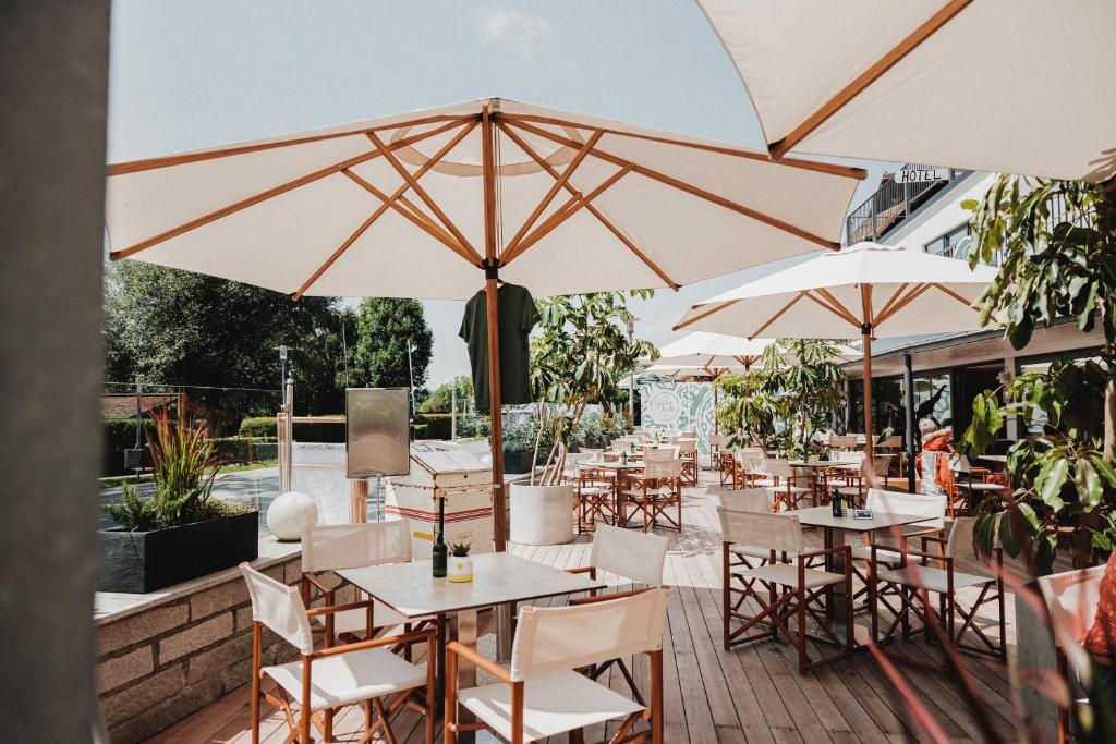 Restaurace v ubytování QC Hotel Quartier Chiemsee