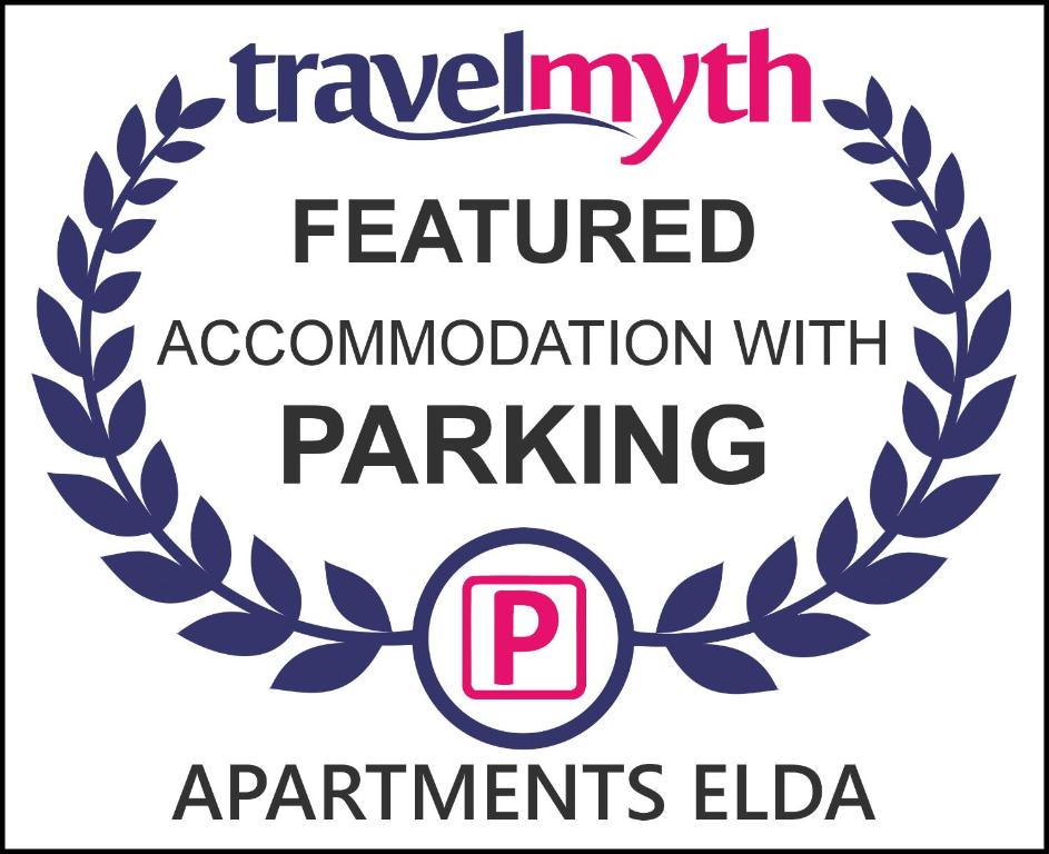 Certifikát, ocenenie alebo iný dokument vystavený v ubytovaní Apartments Elda