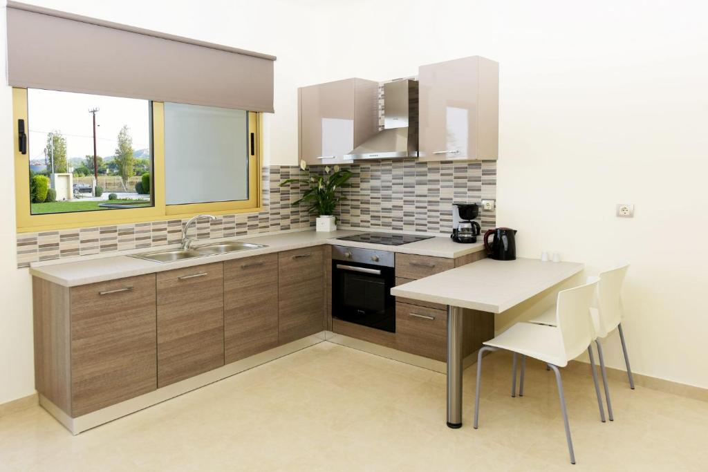 Kuchyňa alebo kuchynka v ubytovaní Stelia Luxury apartments