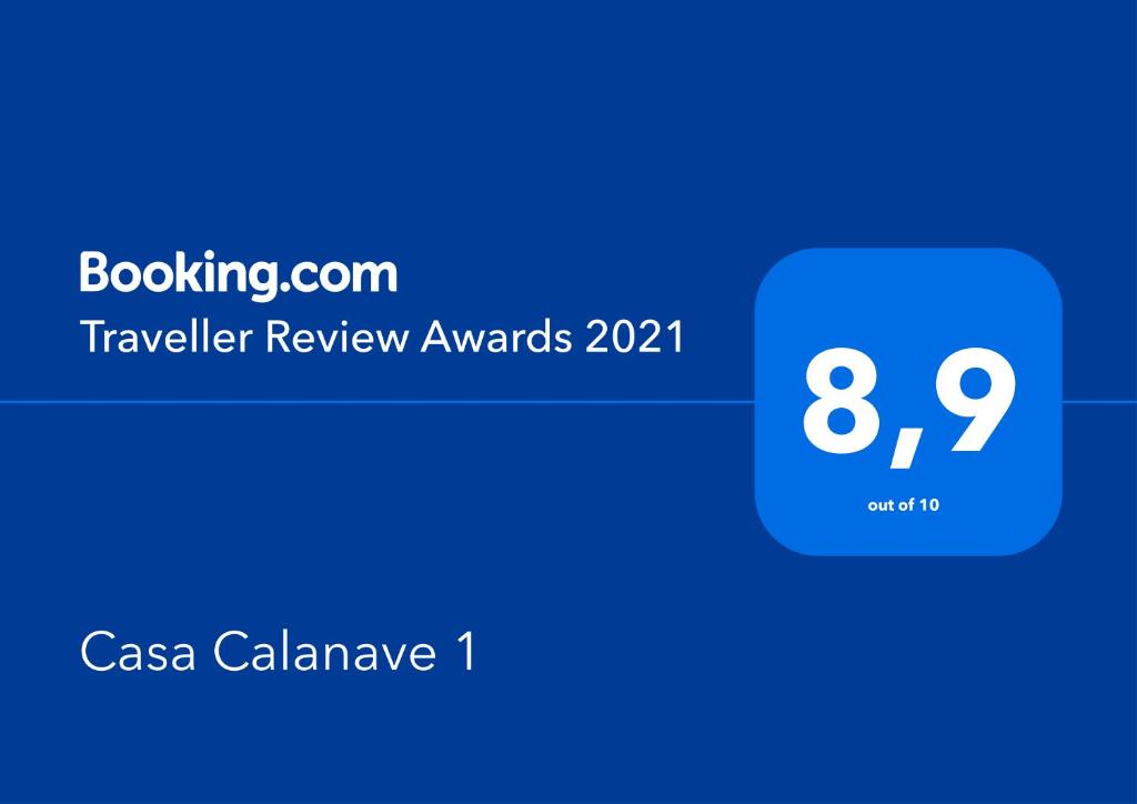 Certifikát, hodnocení, plakát nebo jiný dokument vystavený v ubytování Casa Calanave 1
