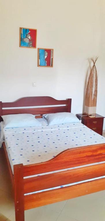 Postel nebo postele na pokoji v ubytování casa Luis