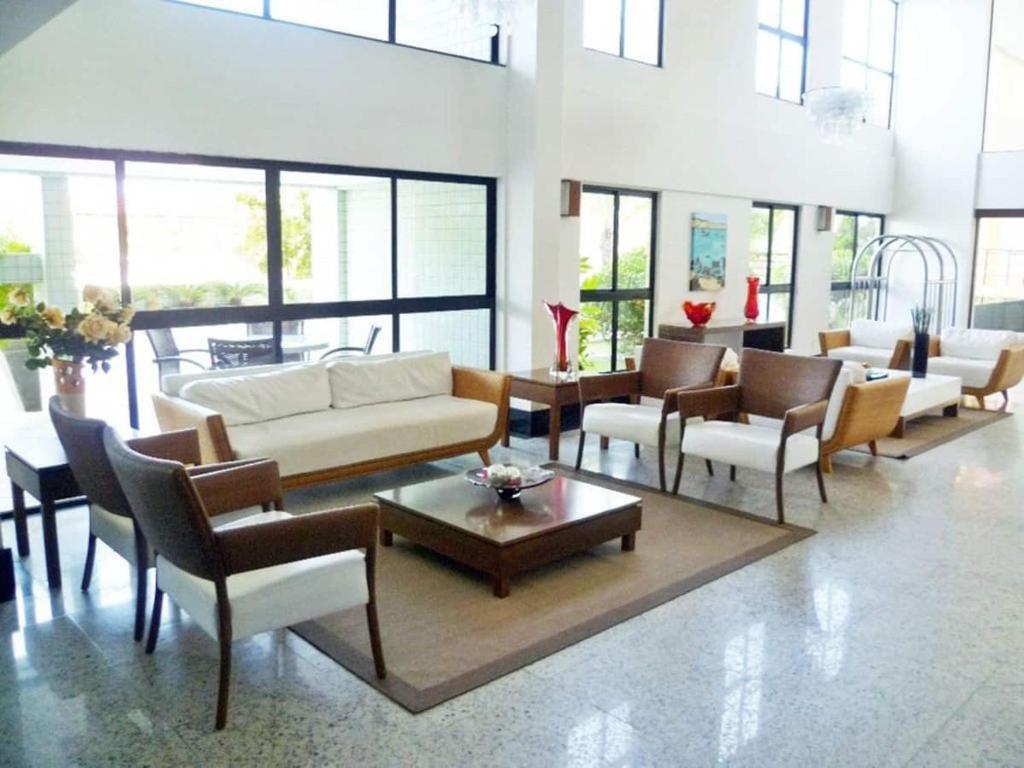  Flat 2 Quartos Com Vista Para o Mar e Serviços Hoteleiros
