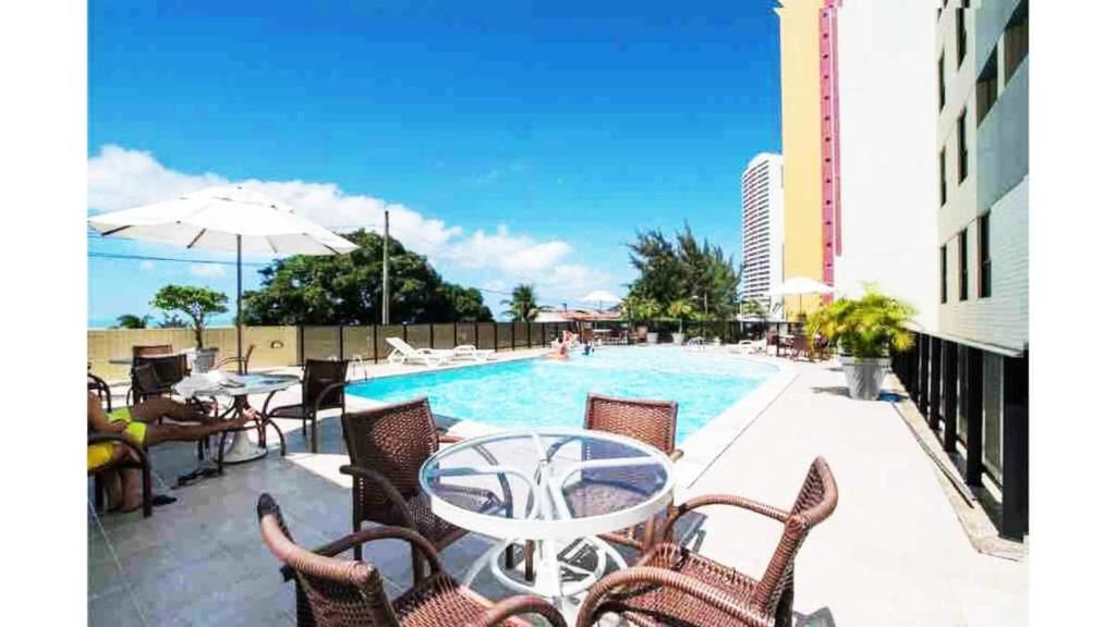  Flat 2 Quartos Com Vista Para o Mar e Serviços Hoteleiros