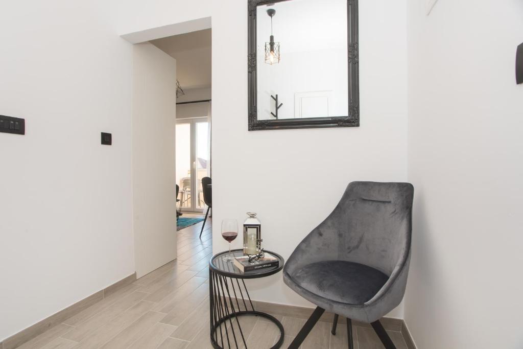 Posezení v ubytování Apartmani Rišpet