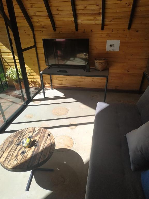 Posezení v ubytování Glamping Los Ángeles