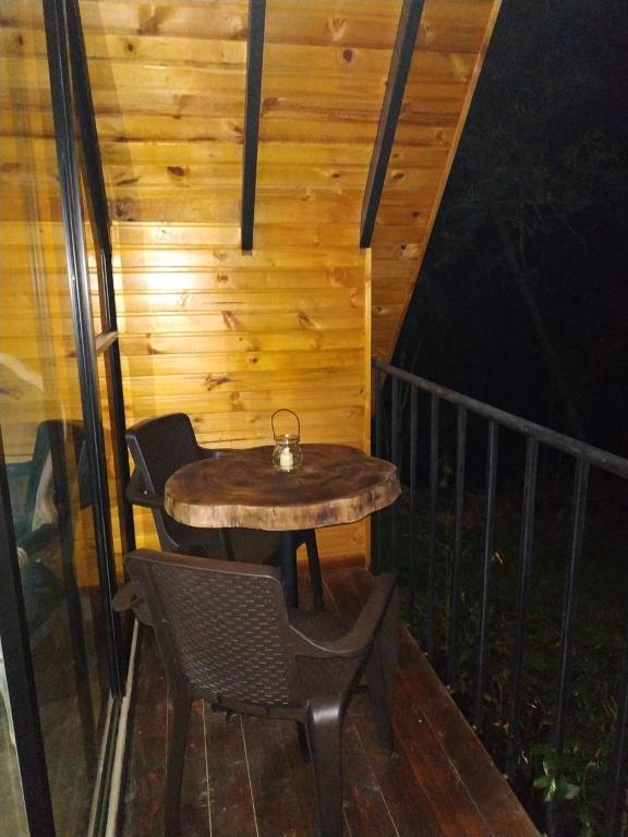 Balkón nebo terasa v ubytování Glamping Los Ángeles