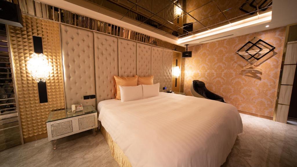 Postel nebo postele na pokoji v ubytování I-more Motel