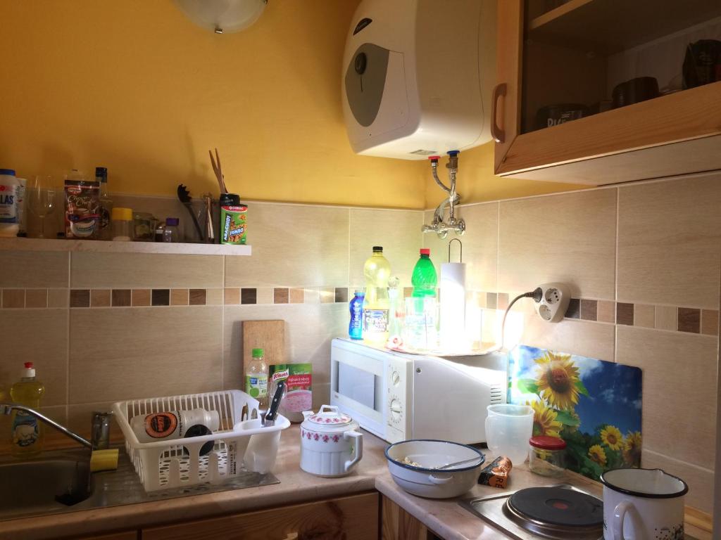 Kuchyňa alebo kuchynka v ubytovaní SUNSHINE house