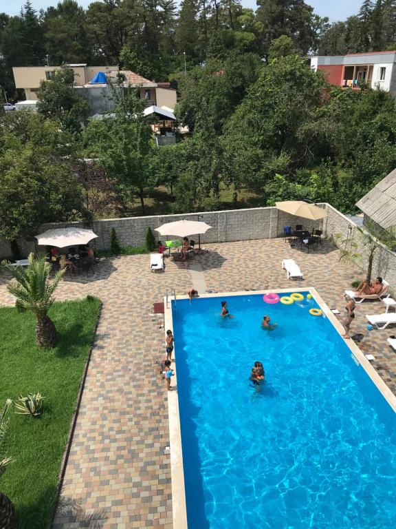 Bazén v ubytování Riva nebo v jeho okolí