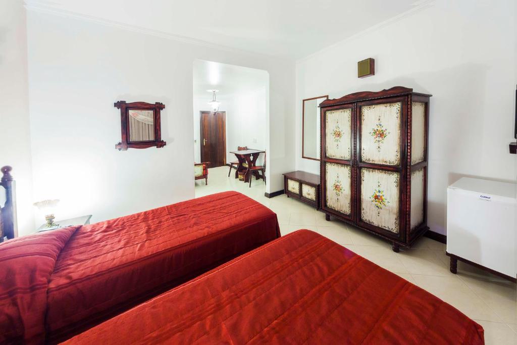 Postel nebo postele na pokoji v ubytování Hotel Tannenhof