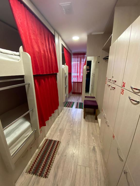 Postel nebo postele na pokoji v ubytování Hostel Zolota Nyva