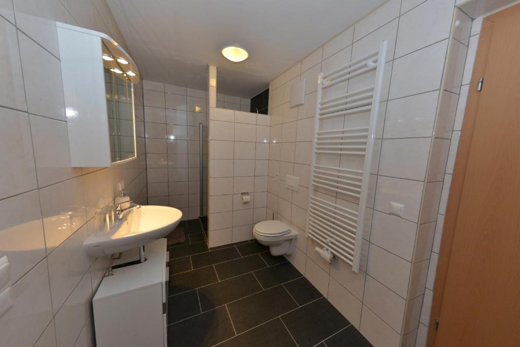 Koupelna v ubytování Ferienhaus Kolbnitz