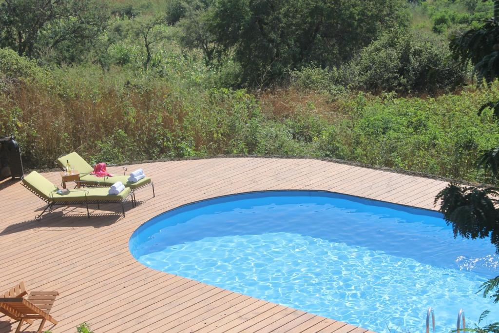 Bazén v ubytování La Fora Ecolodge nebo v jeho okolí